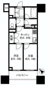 ファミール新宿グランスイートタワー 2階 間取り図