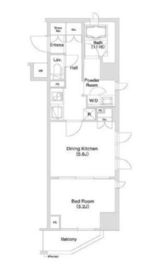 グラマシー横濱関内 705 間取り図