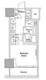 ザ・パークハビオ荏原中延駅前 1311 間取り図