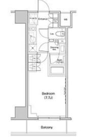 ザ・パークハビオ中野富士見町ガーデン 505 間取り図