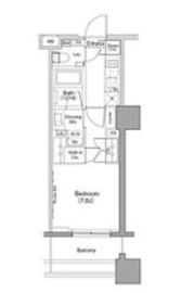 ザ・パークハビオ木場 806 間取り図