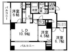 H-スクエア吉祥寺南町 404 間取り図