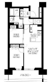 HARUMI FLAG SUN VILLAGE (晴海フラッグ サンヴィレッジ) 15階 間取り図