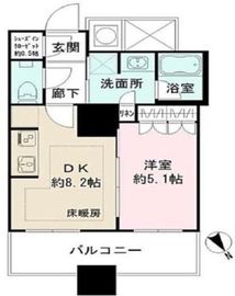 ザ・パークハウス西新宿タワー60 27階 間取り図