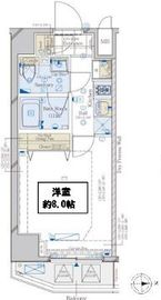 コンシェリア東京 AQUA VERT 4階 間取り図