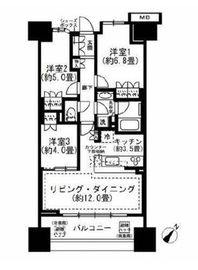 ザ・パークハウス青砥 17階 間取り図