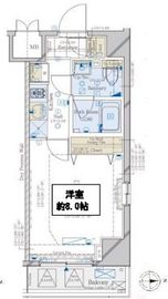 コンシェリア東京 AQUA VERT 4階 間取り図