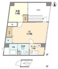 Rete tamaplaza 804 間取り図