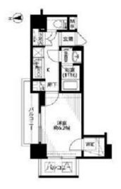 プレール・ドゥーク浜松町 4階 間取り図