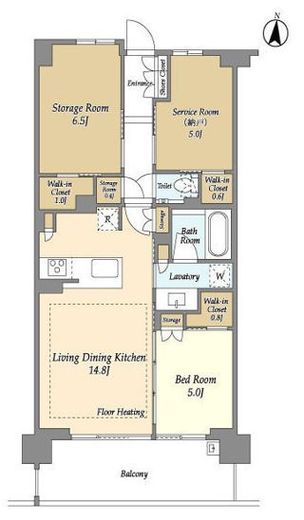 ドゥーエ町屋 310 間取り図