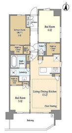 ドゥーエ町屋 510 間取り図