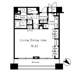 パークアクシス南麻布 702 間取り図