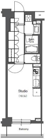 BLESS中野弥生町 323 間取り図