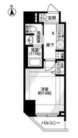 プレール・ドゥーク浜松町 4階 間取り図