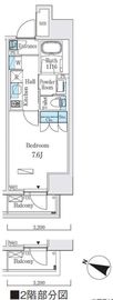 ジオエント本郷三丁目 303 間取り図