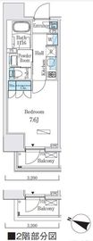 ジオエント本郷三丁目 801 間取り図