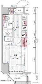 プレール・ドゥーク浜松町 8階 間取り図