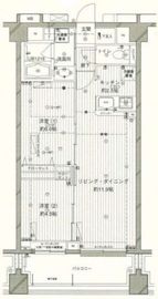 コスモリード西馬込 304 間取り図