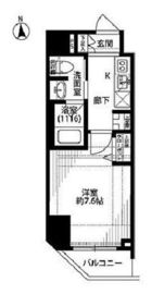 プレール・ドゥーク浜松町 11階 間取り図