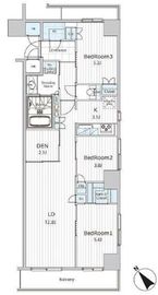 ビエラコート日本橋久松町 508 間取り図