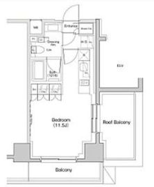 ザ・パークハビオ東長崎 806 間取り図