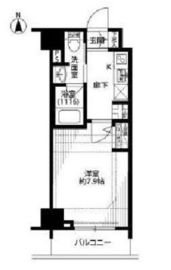 プレール・ドゥーク浜松町 8階 間取り図