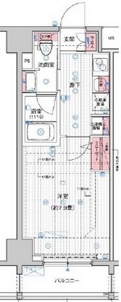 プレール・ドゥーク浜松町 10階 間取り図