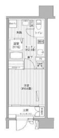 セントラーレ新城 104 間取り図