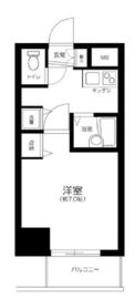 グランド・ガーラ渋谷 8階 間取り図