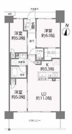 ブリリアシティ石神井公園アトラス 3階 間取り図