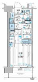 デュオステージ海老名 2階 間取り図