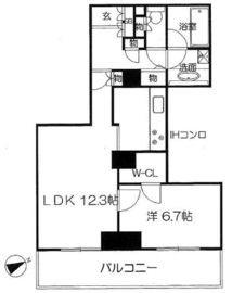 ザ・ガーデンタワーズ・サンライズタワー 3階 間取り図