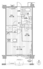 グランフェリシア経堂赤堤 2階 間取り図