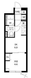 コンポジット千駄木ヒルトップ 203 間取り図