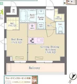 パークレジデンス三軒茶屋 102 間取り図