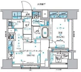 メインステージ横濱真金町 11階 間取り図