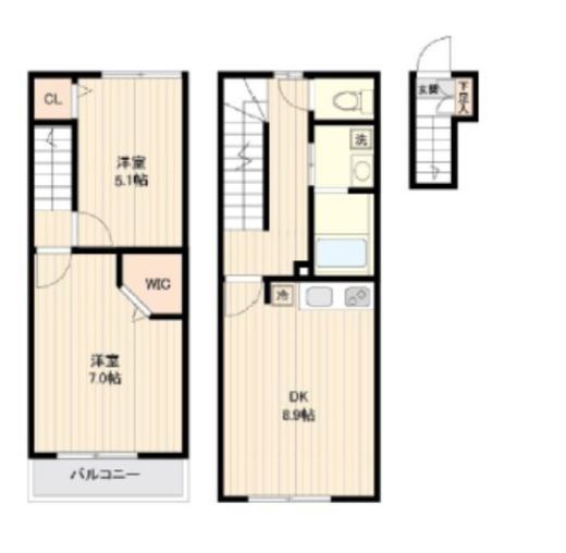 アーバンパーク宮前平EAST 204 間取り図