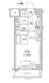 ティモーネ深川リーヴァ 5階 間取り図