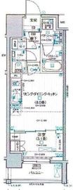 デュオステージ横浜中央 7階 間取り図