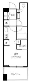 白金ザ・スカイ 9階 間取り図