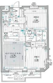 パレステージ山手石川町 5階 間取り図