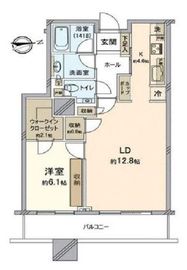 白金タワー 21階 間取り図