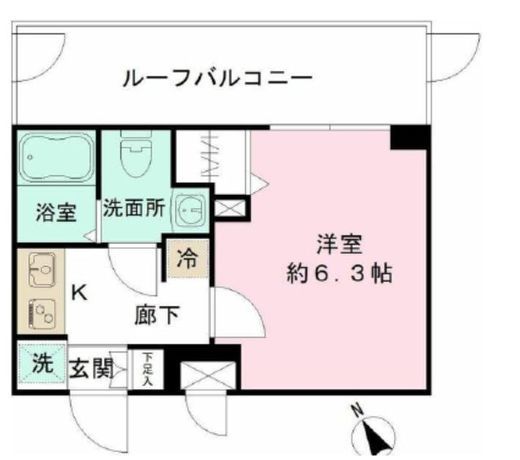 N-stage Tsukimino 409 間取り図
