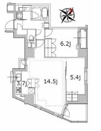 グローリオ明大前 3階 間取り図
