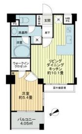 ライオンズシティ阿佐ヶ谷ベルミエール 4階 間取り図