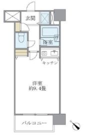 プリヴェール赤坂 5階 間取り図