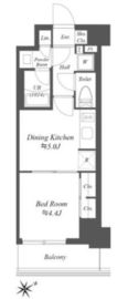 ブランシエスタ台東根岸 202 間取り図