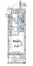 コンシェリア豊洲マスターズヴィラ 8階 間取り図