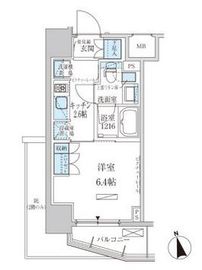 パークアクシス東上野 204 間取り図