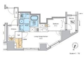 MARKS横浜戸部 201 間取り図